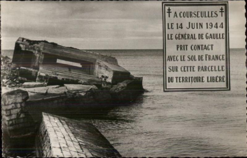 WWII Normandy France Calvados Juno-Beach Real Photo Postcard #6