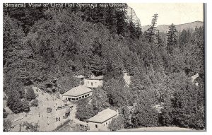 General View of Orr's Hot Springs near Ukiah California Postcard