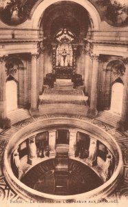 Vintage Postcard Le Tombeau De L'Empereur Aux Invalides Interior Paris France