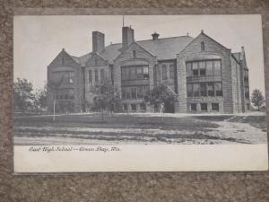 East High School, Green Bay, Wisc., unused vintage card