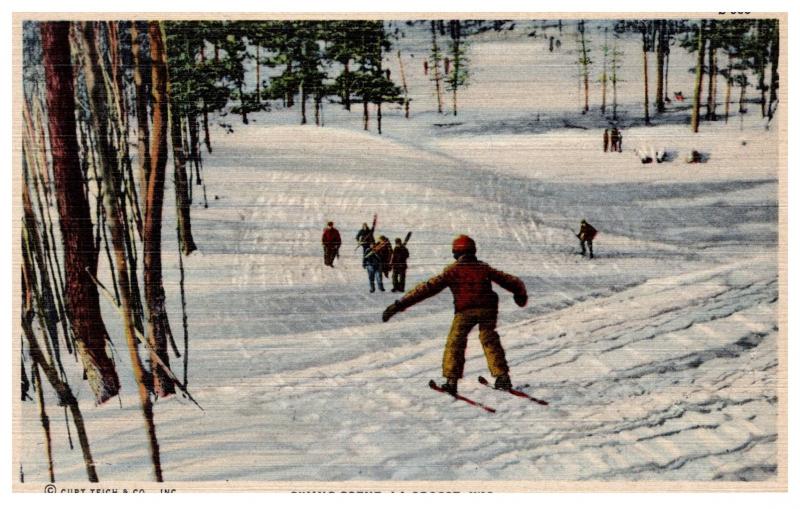 Wisconsin  La Crosse , Children Skiing