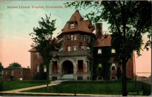 Nathan Littauer Hospital, Gloversville NY c1916 Vintage Postcard B50