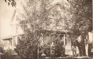 Real Photo Postcard Home in or near Lamont, Oklahoma~136993