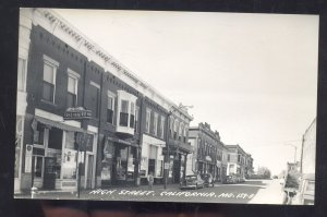 RPPC CALIFORNIA MISSOURI DOWNTOWN HIGH STREET SCENE REAL PHOTO POSTCARD