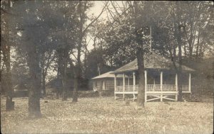 Prophetstown IL Riverside Park c1910 Real Photo Postcard CR CHILDS