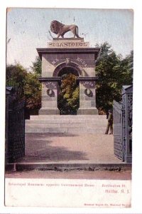 Lion, Sebastopol Monument,  Halifax, Nova Scotia, Used 1906