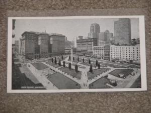 RPPC, Union Square , San Francisco, Calif., unused, 1940`s-50s 
