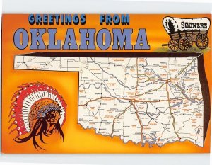 Postcard Greetings from Oklahoma USA