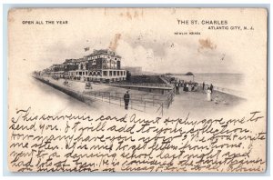 1906 View Of The St. Charles Atlantic City New Jersey NJ  Antique Postcard 