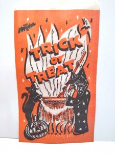 Halloween Candy Bag Witch Black Cat Bat Moon Magic Potion Cauldron Fantasy 