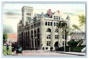 c1910's Canadian Pacific Railway Windsor Station Montreal Canada Postcard