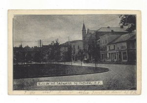 Postcard New York NY S. Side of Lafayett Sq. Oxford Standard View Card 