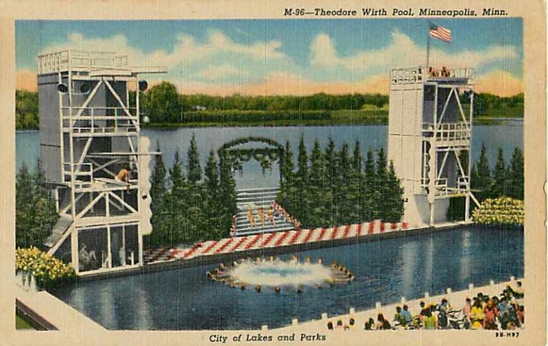 Theodore Wirth Pool, Minneapolis, Minnesote, MN, Linen