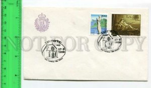 426293 SAN MARINO 1988 y San Daniele Del Friuli Libertas COVER