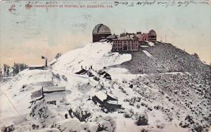Lick Observatory In Winter Mount Hamilton California 1907