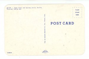 WY - Rawlins. Cedar Street looking East ca 1956