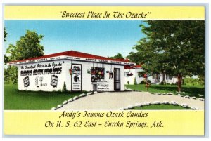 c1960s Sweetest Place In The Ozarks Eureka Springs Arkansas AR Unposted Postcard