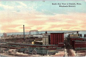 Postcard PANORAMIC SCENE Duluth Minnesota MN AJ5042