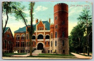 Utica  New York  State Armory  Postcard