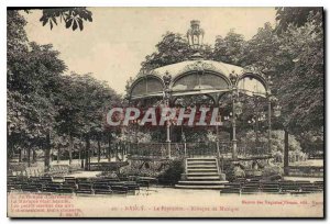 Postcard Old NANCY La Pepiniere Music kiosk