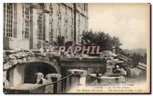 Verdun - L & # 39Eveche - destroyed - The Bishops Residence - Old Postcard