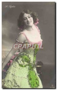Old Postcard Fantasy Theater Woman Sophia