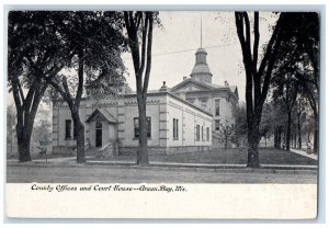 c1905 County Offices and Court House Green Bay Wisconsin WI Unposted Postcard