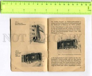 298906 ADVERTISNG AGFA Camera Billy-Record 7.7 24 pages BROCHURE illustrations