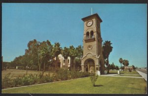 CA BAKERSFIELD Beale Memorial Clock Tower - Pioneer Village Museum ~ Chrome