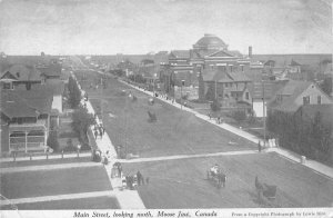 Moose Jaw Canada Main Street Looking North Vintage Postcard AA56062