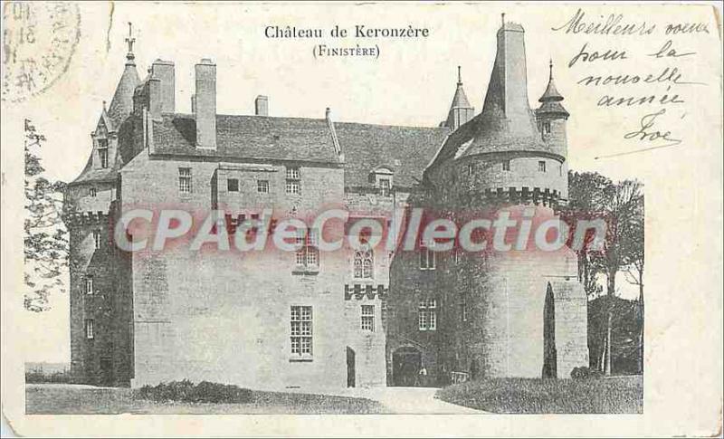 Postcard Old Castle Keronzere