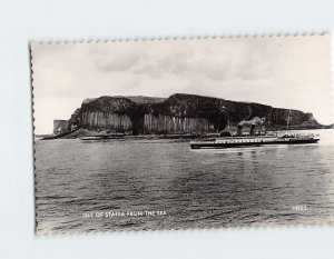 Postcard Isle Of Staffa From The Sea, Scotland