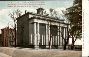 Richmond Virginia VA Jack Frost Ice Cream Freezers Advertising c1910 Postcard