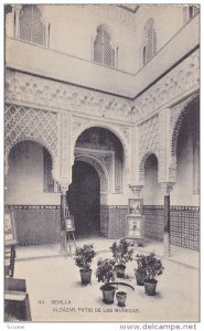 SEVILLA, Alcazar, Patio de las Munecas, Andalucia, Spain, 00-10s