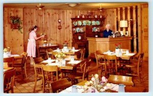 OMAHA, Nebraska NE ~ Roadside HILLTOP HOUSE Restaurant Waitress c1960s Postcard