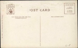 Power Boat Powerboat Making Record on Lake Michigan c1910 Postcard