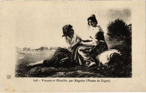 CPA Vincent et Mireille, par Regnier (922331)