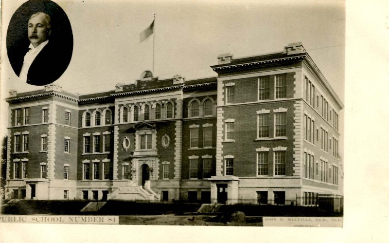 NY - New York City. Queens, Astoria. Public School No. 84.  *RPPC