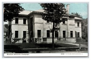 Burnham Athenaeum Building Champaign llinois IL UNP DB Postcard Y5