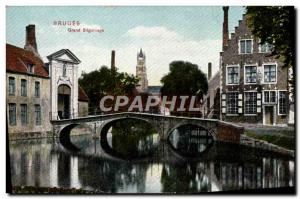 Old Postcard Bruges Grand Beguinage