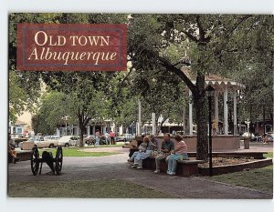 Postcard The Plaza, Old Town, Albuquerque, New Mexico