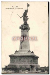 Old Postcard Valmy The Statue Kellermann