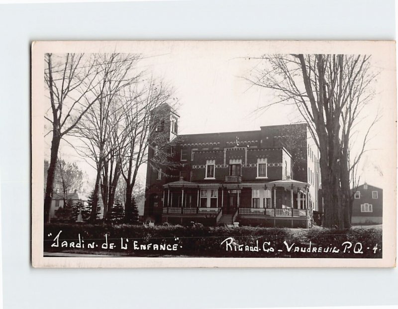 Postcard Jardin de L'Enfance, Vaudreuil, Canada