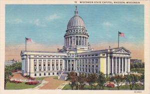 Wisconsin Madison State Capitol Building Curteich