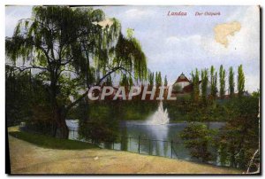 Old Postcard Landau Der Ospark