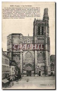 Old Postcard Sens Yonne Cathedralrale