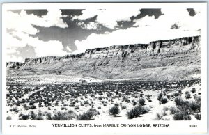 c1950s Vermillion Cliffs, AZ RPPC Marble Canyon Lodge Real Photo Postcard A66