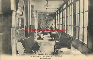 France, Paris, Pension Guillier, Rue Valette, Boarding House Interior