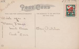 Children with Snowman - Christmas Greetings - DB