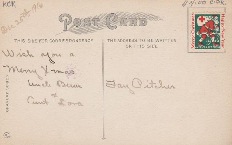 Children with Snowman - Christmas Greetings - DB